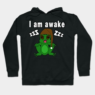 A sleepy frog Hoodie